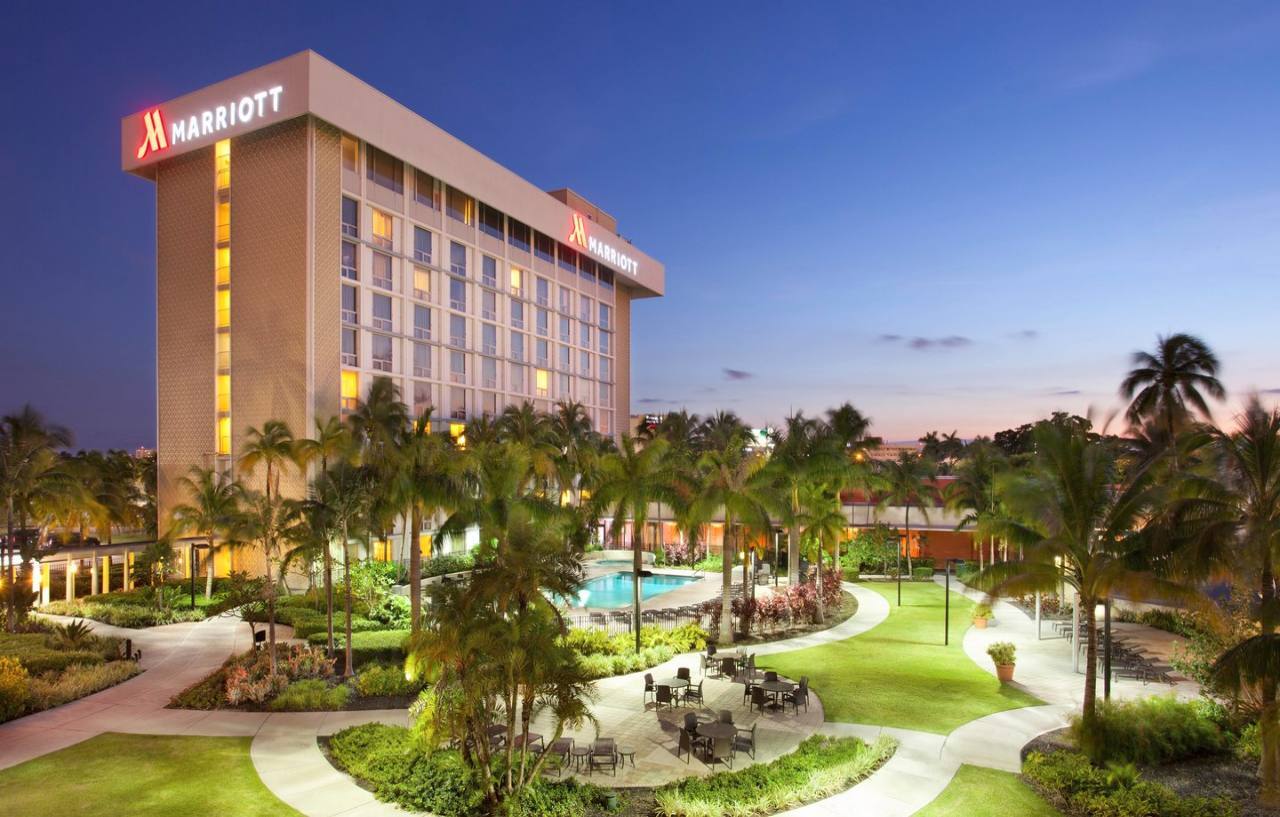 Hotel Miami Airport Marriott Exterior foto